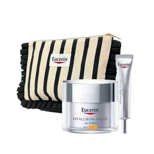 Eucerin Confezione Hyaluron-Filler Giorno Spf 30 50 Ml + Contorno Occhi 15 Ml + Astuccio Festa della Mamma