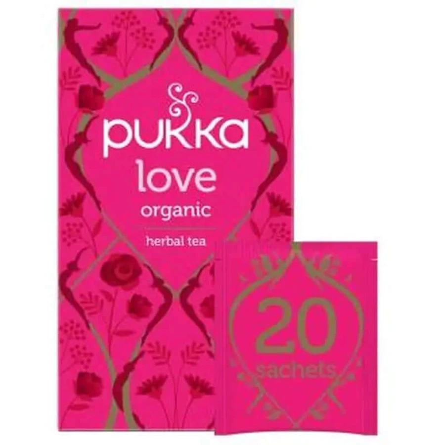 Pukka Love Rose Kamille-Lavendelinfusie 20Gebruikersinfo