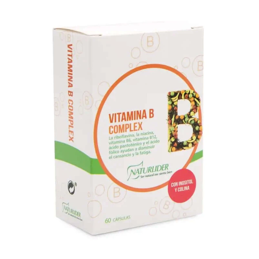 Naturlider Complexe de Vitamine B, 60 Capsules