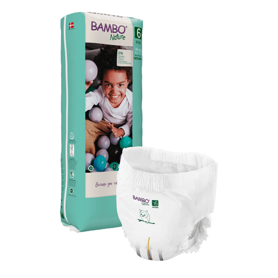 Culotte de protection eco no 6, +18 kg, 38 pièces, Bambo Nature