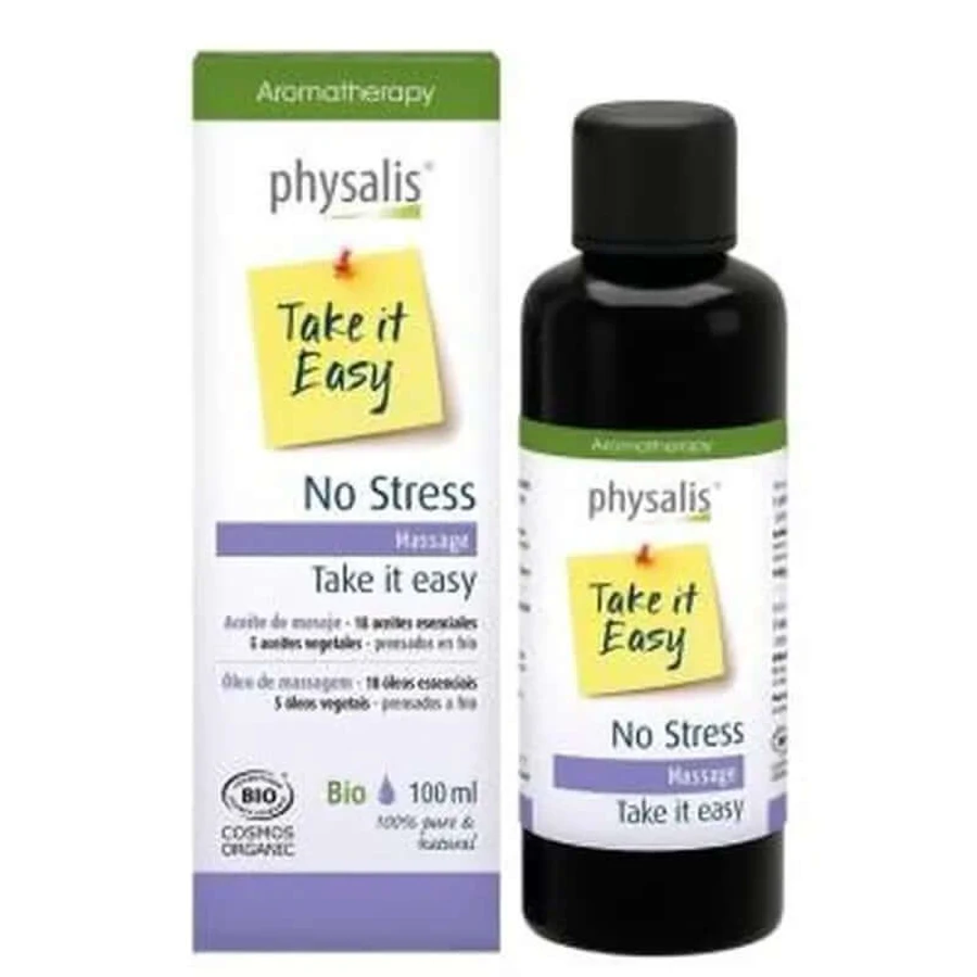 Ulei de masaj Physalis No Stress 100Ml. Bio