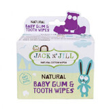 Jack N Jill 100% natural cotton wet wipes for teeth and gums