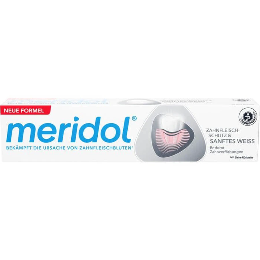 MERIDOL pasta dentífrica blanqueadora suave 75 ml