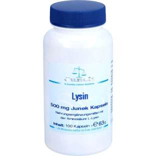 LYSIN 500 mg Junek Capsule 100 Capsule