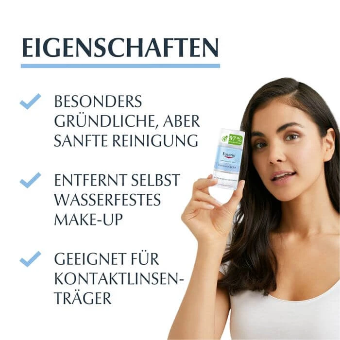 EUCERIN DermatoCLEAN oogmake-up remover 125 ml