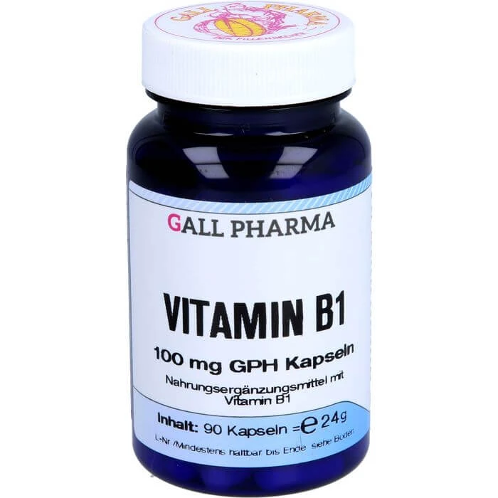 VITAMINE B1 100 mg GPH Capsules 90 Capsules