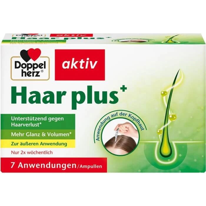 DOPPELHERZ Hair plus Ampullen 7 st.