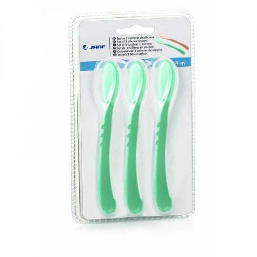 Set di 3 cucchiai in silicone, Jane