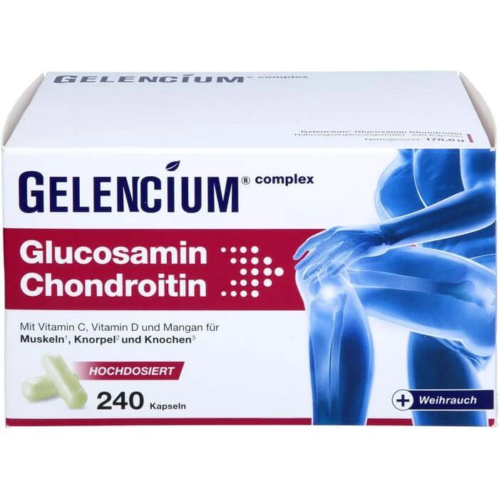 GELENCIUM Glucosamine Chondroïtine hoge dosering Vit C Kps 240 St.