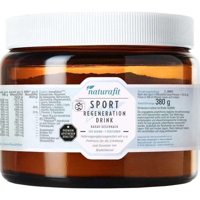 NATURAFIT Sport Regeneratie Drankpoeder 380 g