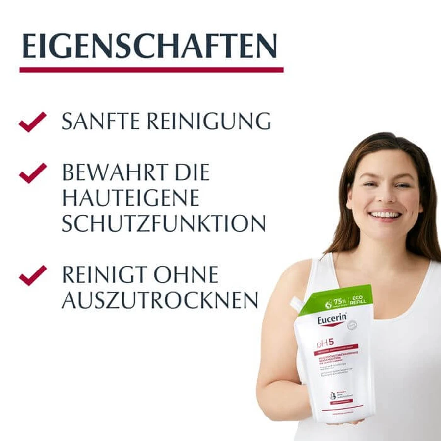 EUCERIN pH5 wash lotion sensitive skin refill 750 ml