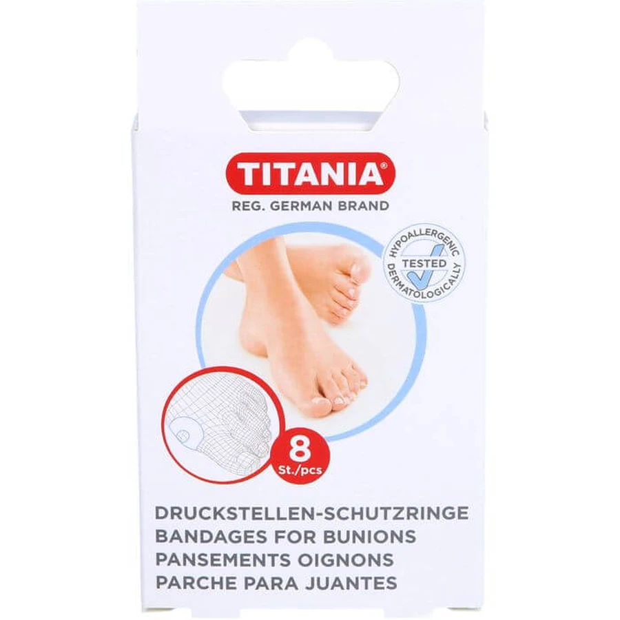 PUNTOS DE PRESIÓN Anillos de protección grandes TITANIA 8 uds.