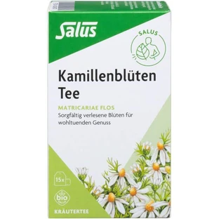 CHAMOMILE FLOWERS Thee Biologische Matricariae flos Salus Fbtl 15 St.