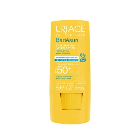 Invisible stick with sun protection SPF50 Bariesun, 8 g, Uriage