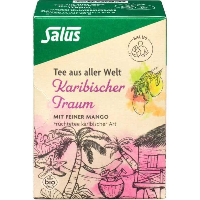 CARIBBEAN DREAM Organic Salus Filterzakjes 15 Capsules