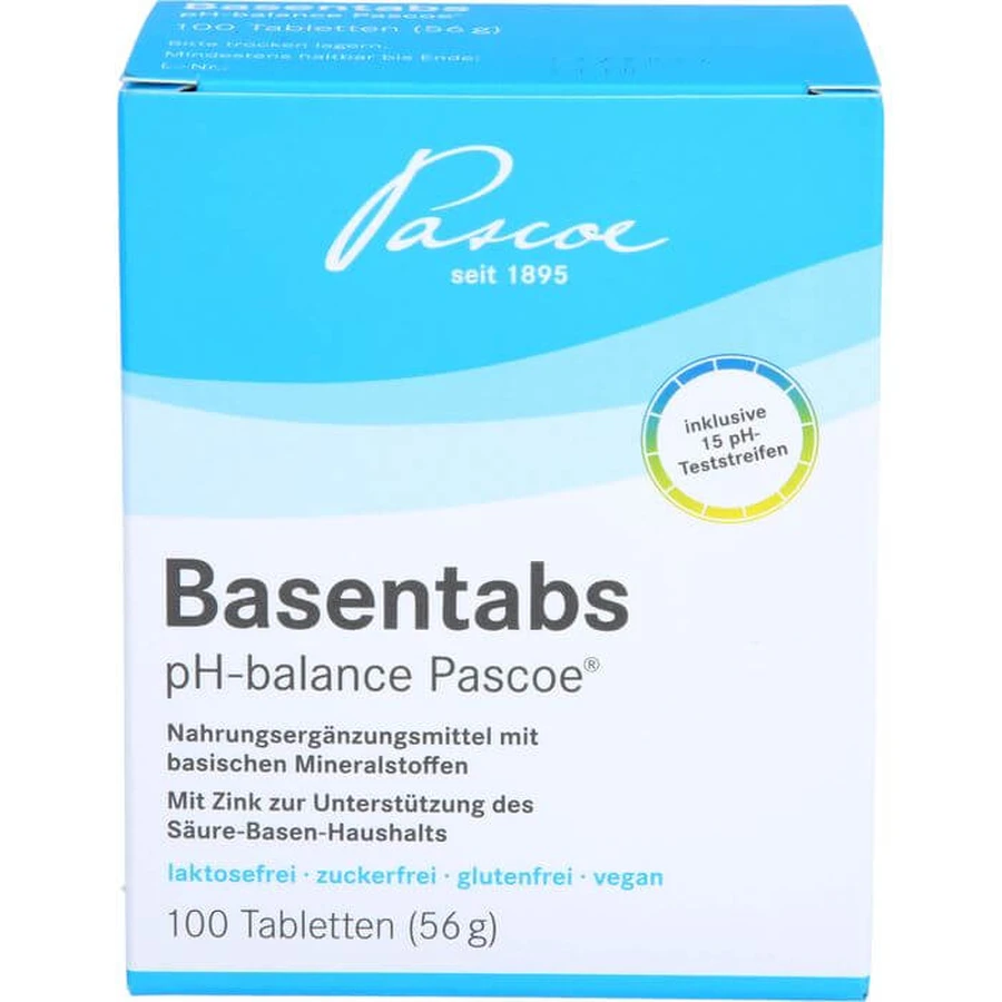 BASENTABS pH Balance Pascoe Comprimidos 100 Cápsulas