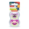 Ciuccio in silicone Signature Night, 0-6 mesi, 2 pezzi, Nuk