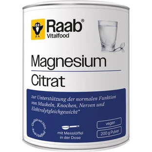 RAAB Vitalfood Magnesiumcitrat Pulver 200 g