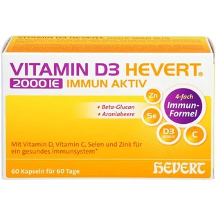 VITAMINA D3 HEVERT 2000 U.I. Capsule Immunocompatibili 60 Capsule