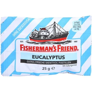 FISHERMANS FRIEND Eucalipto sin azúcar pastillas 25 g