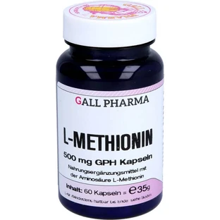 L-METHIONINE 500 mg capsules 60 stuks.