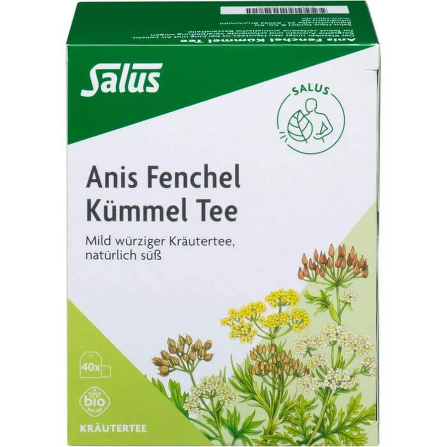 ANIS FENCHEL Karwijthee AFeKü Biologische Salus Filterbtl. 40 St.