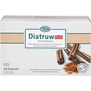 DIATRUW Plus Cápsulas de Extracto de Canela 60 Cápsulas