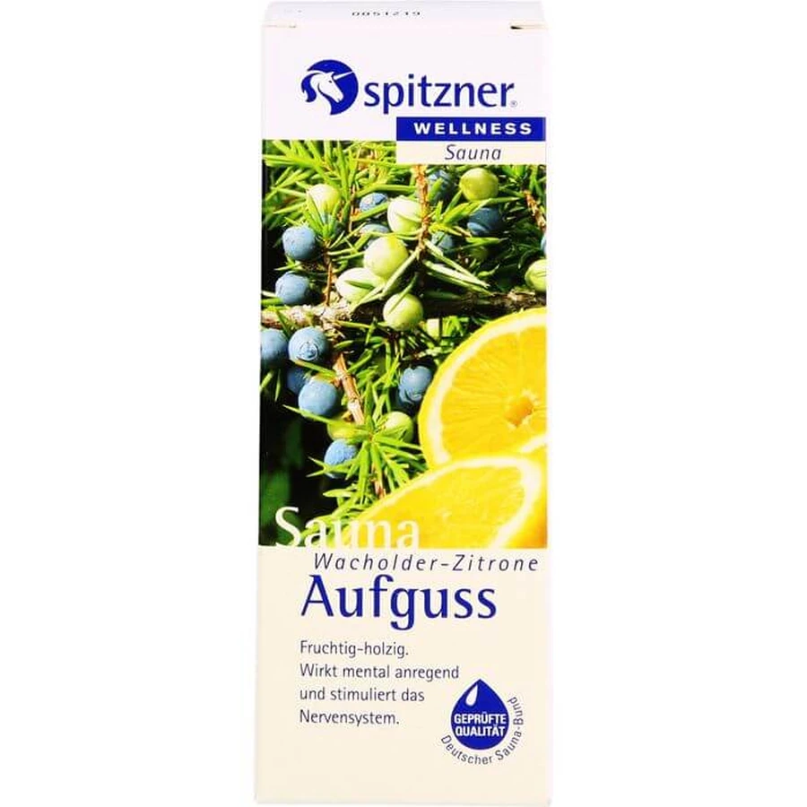 SPITZNER Sauna Opgieting Jeneverbes Citroen Wellness 190 ml