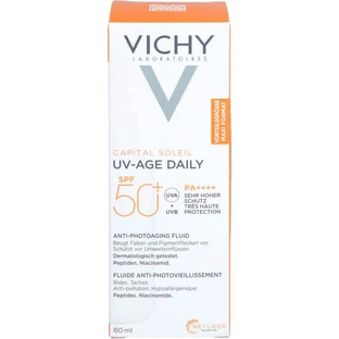 VICHY CAPITAL Soleil UV-Age zilnic SPF 50+ 80 ml