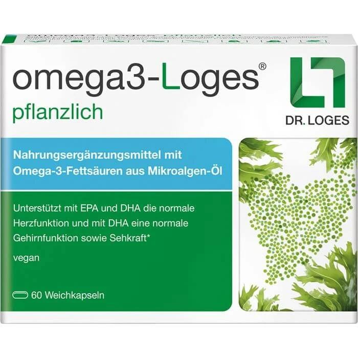 OMEGA3-LOGES plantaardige capsules 60 stuks.