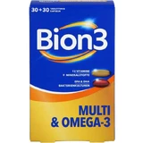 BION3 Multi+Omega-3 combinatieverpakking 30 tabletten + 30 capsules 60 st.