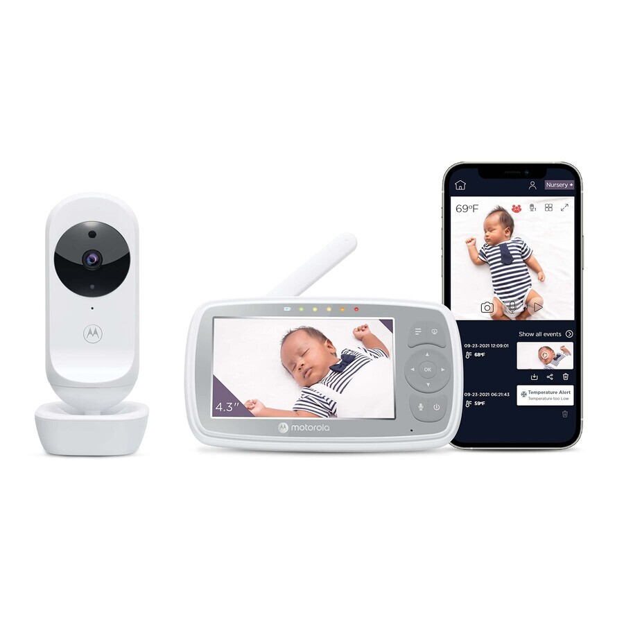 Video Monitor Digital + Wi-Fi VM44 Connect, Motorola