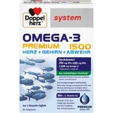 DOPPELHERZ Omega-3 Sistema Premium 1500 Cápsulas 60 Cápsulas