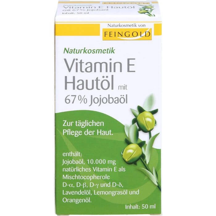VITAMINE E HUIDOLIE met 67% jojoba-olie 50 ml