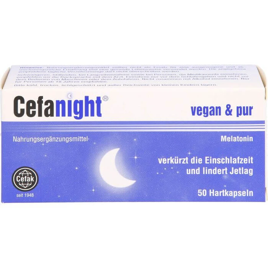 CEFANIGHT Cápsulas duras 50 unid.