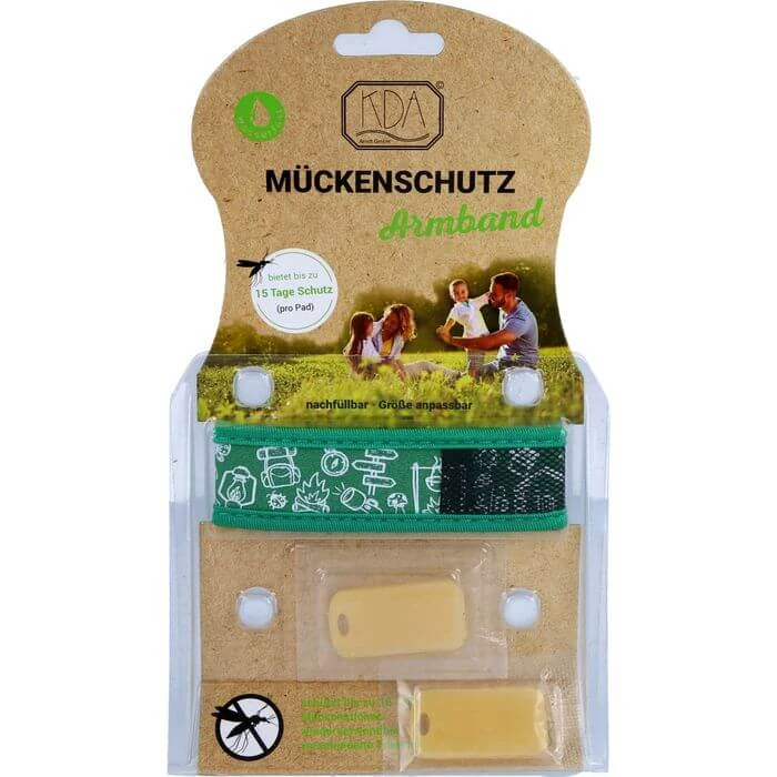 MÜCKENSCHUTZ polsband groen KDA 1 st.