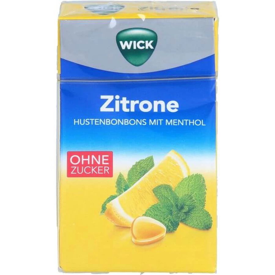 WICK Caramelo mentolado natural sin azúcar Clickbox 46 g