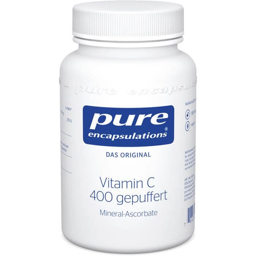 PURE ENCAPSULATIONS Vitamine C 400 gebufferde Caps. 90 capsules.