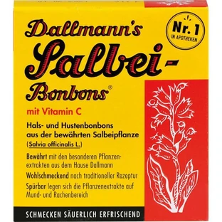 DALLMANN'S Salbei Bonbons m.Vit.C. 20 St.