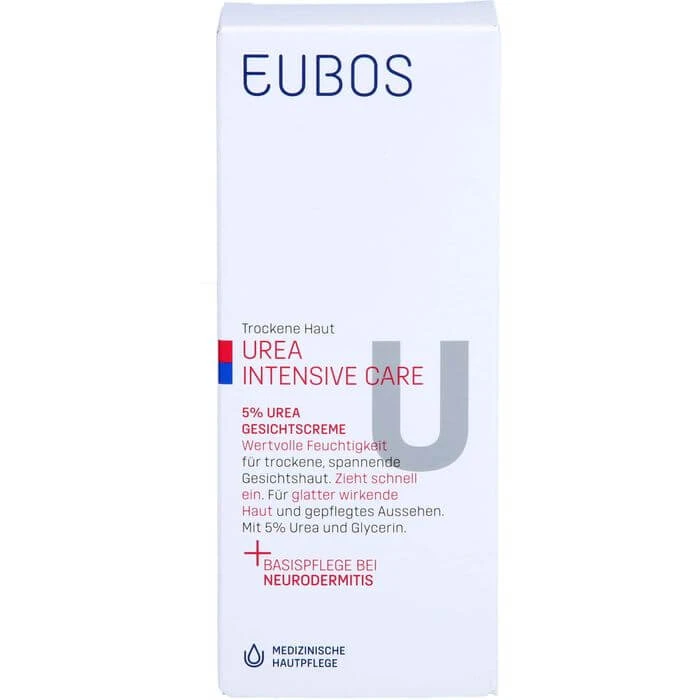 EUBOS DROGE HUID Urea 5% Gezichtscrème 50 ml