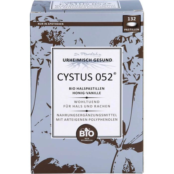 CYSTUS 052 Biologische Keelpastilles Honing Vanille 132 st.