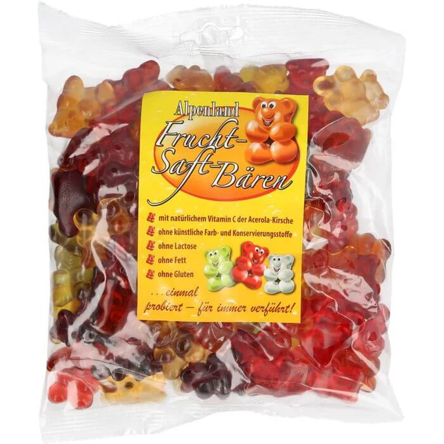 SUC DE FRUCTE Ursuleți mari Alpenland 500 g