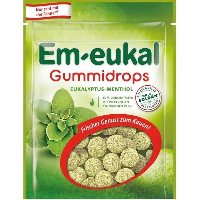 EM-EUKAL gom druppels eucalyptus-menthol sug. 90 g