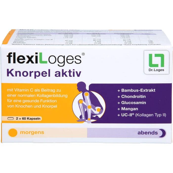 FLEXILOGES Kraakbeen Actief Capsules 120 Capsules