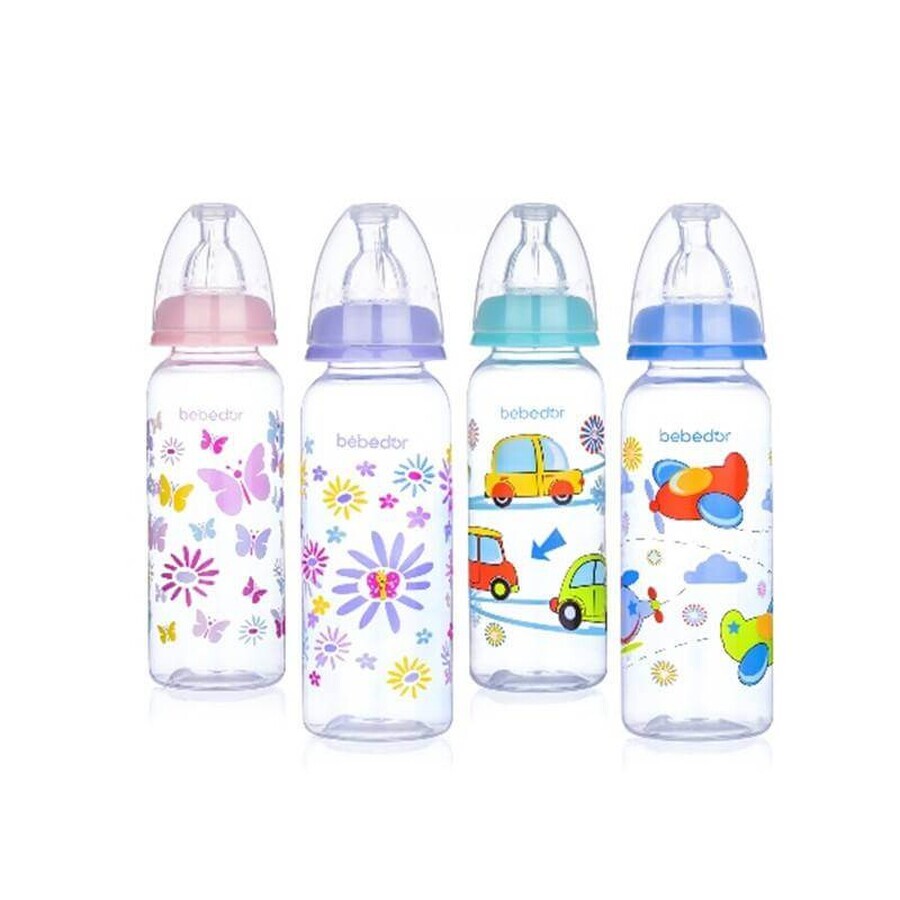 Biberon Bebe Dor avec dessin 0%BPA 250ml +3 mois -24302