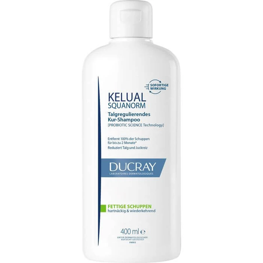 DUCRAY KELUAL SQUANORM Champ.anticaspa grasa 400 ml