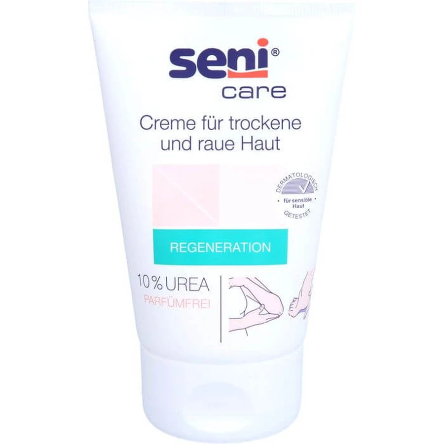 SENI care crema protectora de la piel con 10% de urea sin perfume 100 ml