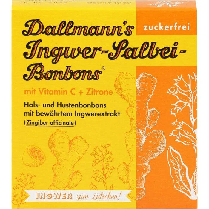 DALLMANN'S Gember Sage Snoepjes 37 g