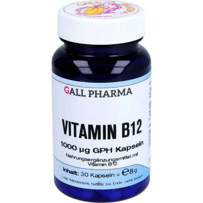VITAMINE B12 1000 µg GPH Capsules 30 Capsules