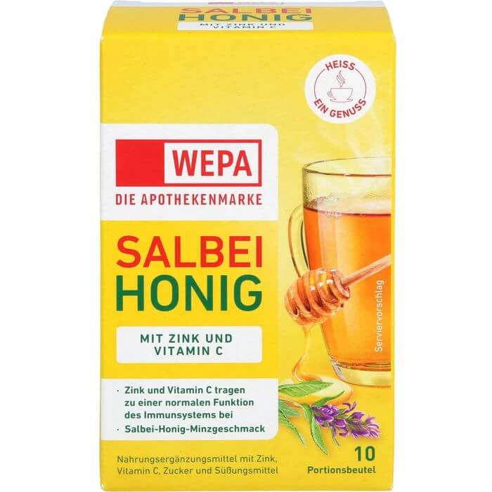 WEPA Salie+Honing+Vitamine C+Zink Poeder 100 g